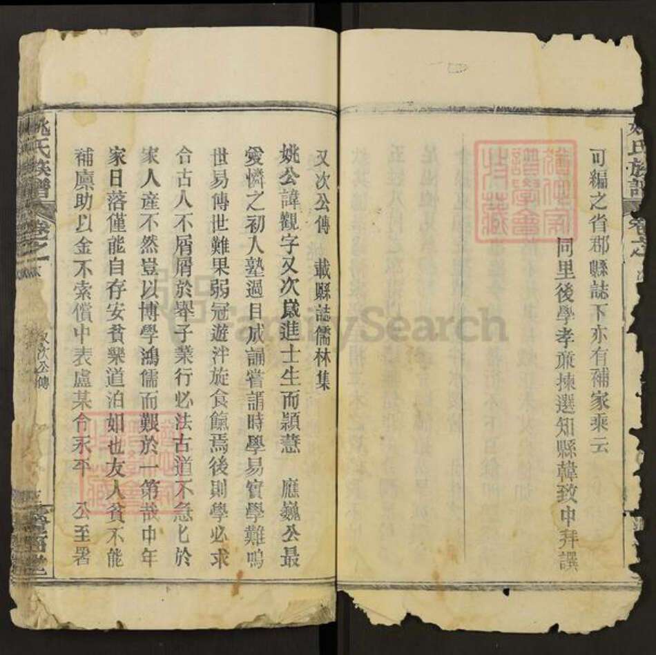 湖北省武汉市黄陂区木兰乡姚氏濬哲堂族谱-姚氏族谱.pdf电子版预览图5