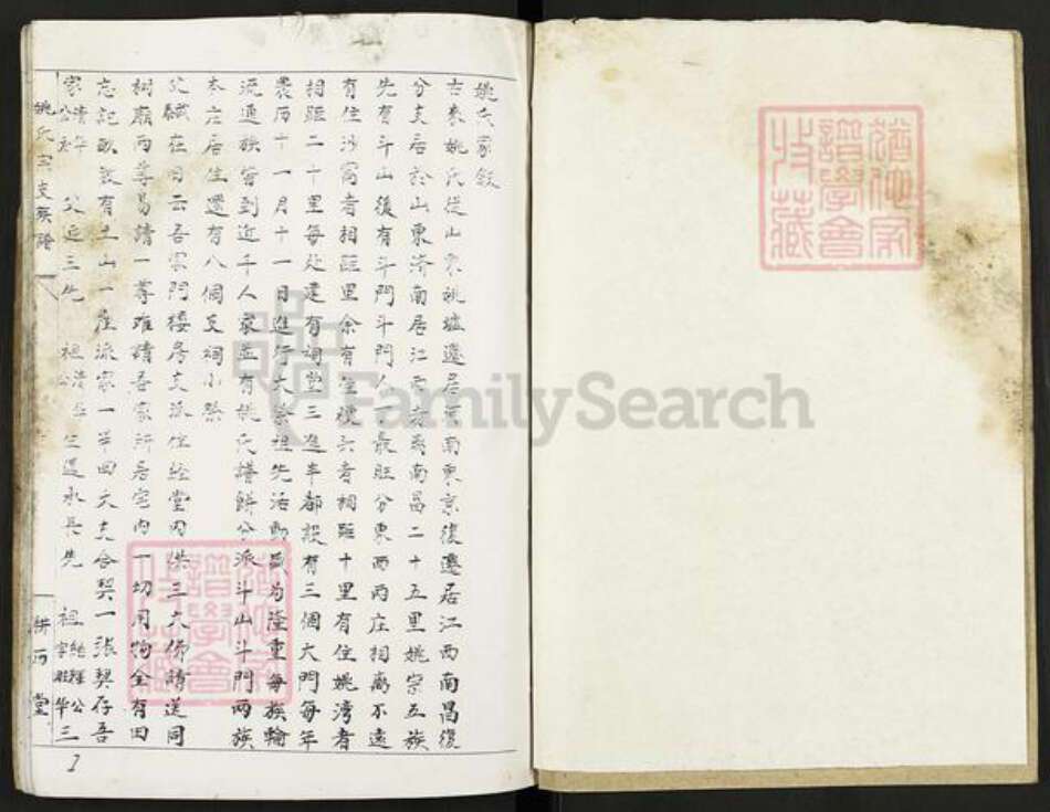 江西省宜春市宜丰县新庄镇姚氏耕历堂族谱-南昌盐城姚氏宗支族谱.pdf电子版预览图1