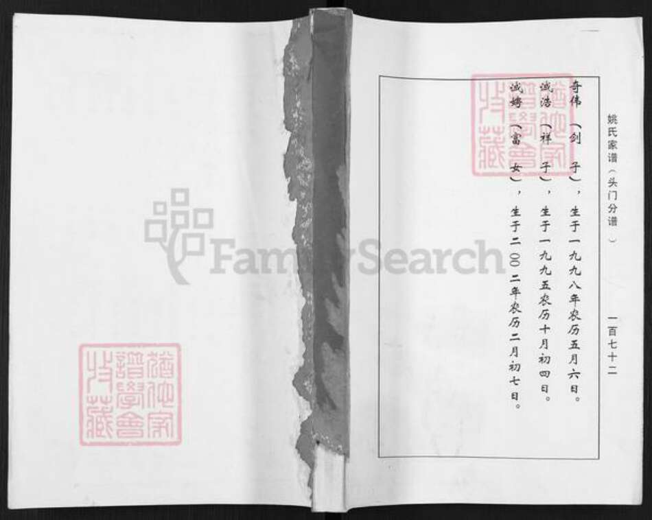 江苏省盐城市盐都区秦南镇姚氏耕历堂族谱-姚氏家谱.头门分谱.pdf电子版缩略图