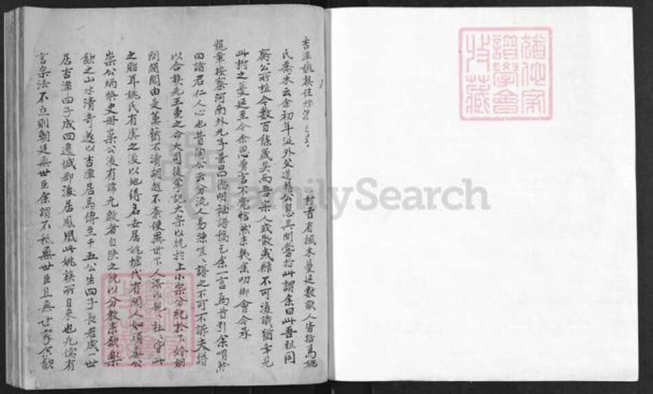 安徽省黄山市歙县王村镇姚氏族谱-杏潭姚氏宗谱.pdf电子版预览图1