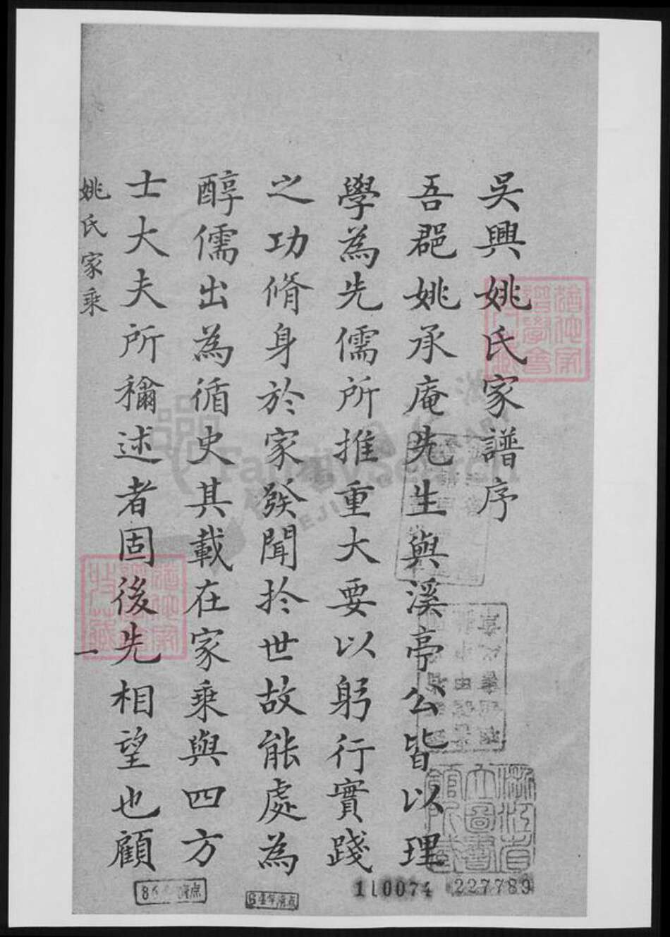 浙江省湖州吴兴区姚氏族谱-吴兴姚氏家谱.pdf电子版预览图2