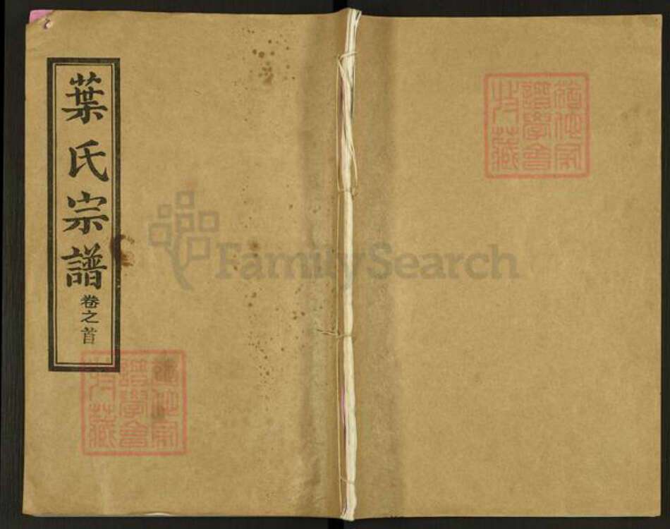 湖北省武汉市新洲区双柳街道叶氏问政堂族谱-叶氏宗谱.pdf电子版缩略图