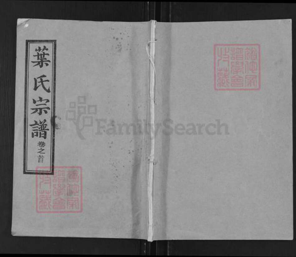 湖北省武汉市新洲区叶氏问政堂族谱-叶氏宗谱.pdf电子版缩略图