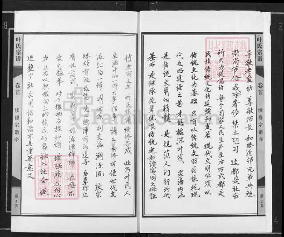 湖北省武汉市江汉区武汉叶氏族谱-叶氏宗谱.pdf电子版预览图3