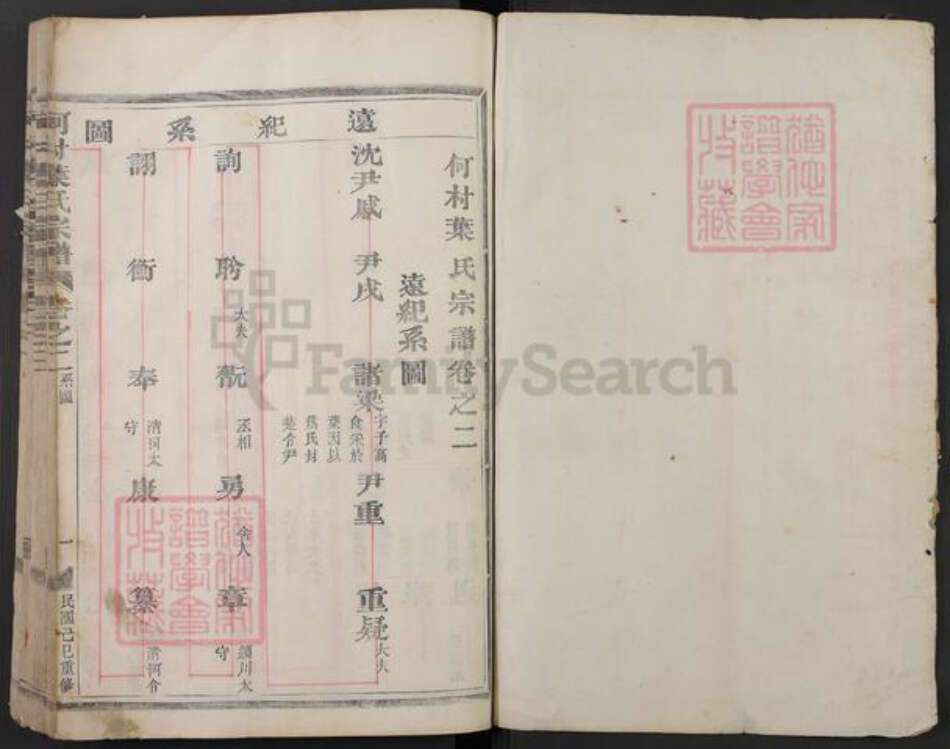 浙江省金华市武义县履坦镇叶氏族谱-何村叶氏宗谱.pdf电子版预览图1