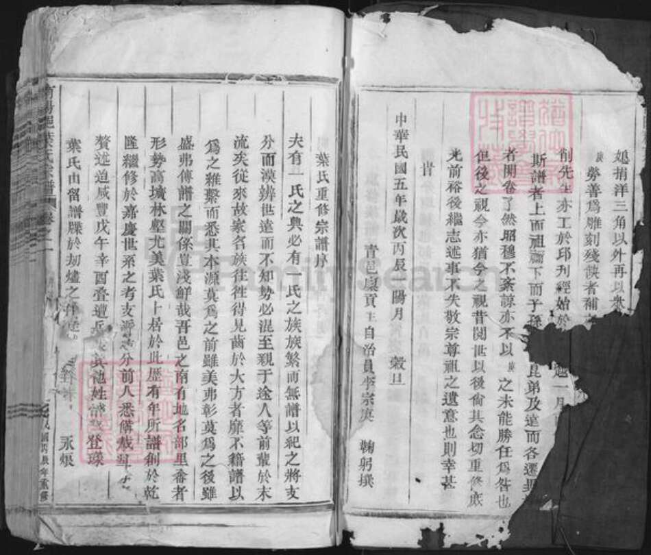 浙江省丽水市松阳县竹源乡叶氏族谱-南阳郡叶氏宗谱.pdf电子版预览图2