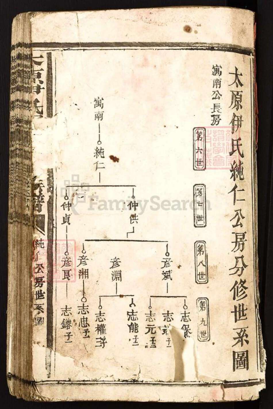 江西省赣州市石城县龙岗乡伊氏族谱-太原伊氏绿水分修族谱.pdf电子版预览图1
