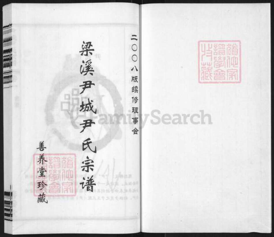 江苏省无锡市梁溪区尹氏善养堂族谱-尹氏宗谱.pdf电子版预览图1