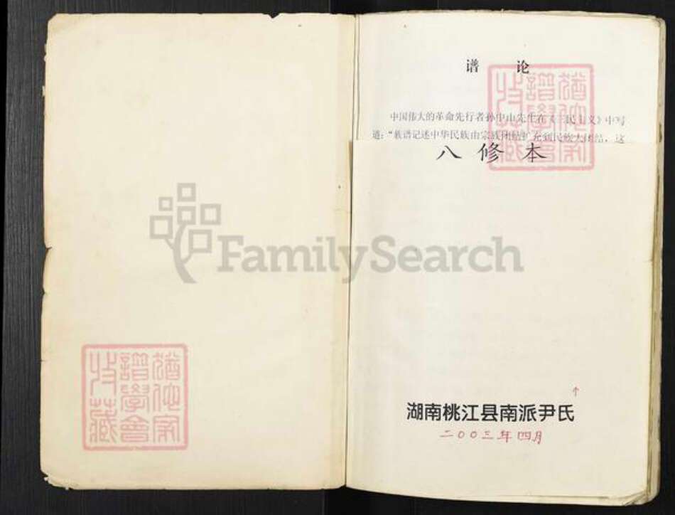 湖南省益阳市桃江县尹氏族谱-尹氏家谱.pdf电子版预览图1