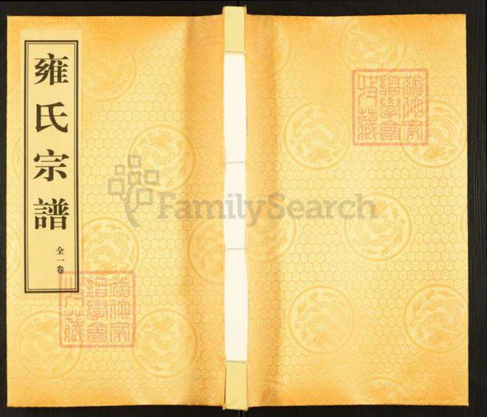 江苏省扬州市高邮市雍氏京兆堂族谱-雍氏宗谱.pdf电子版缩略图