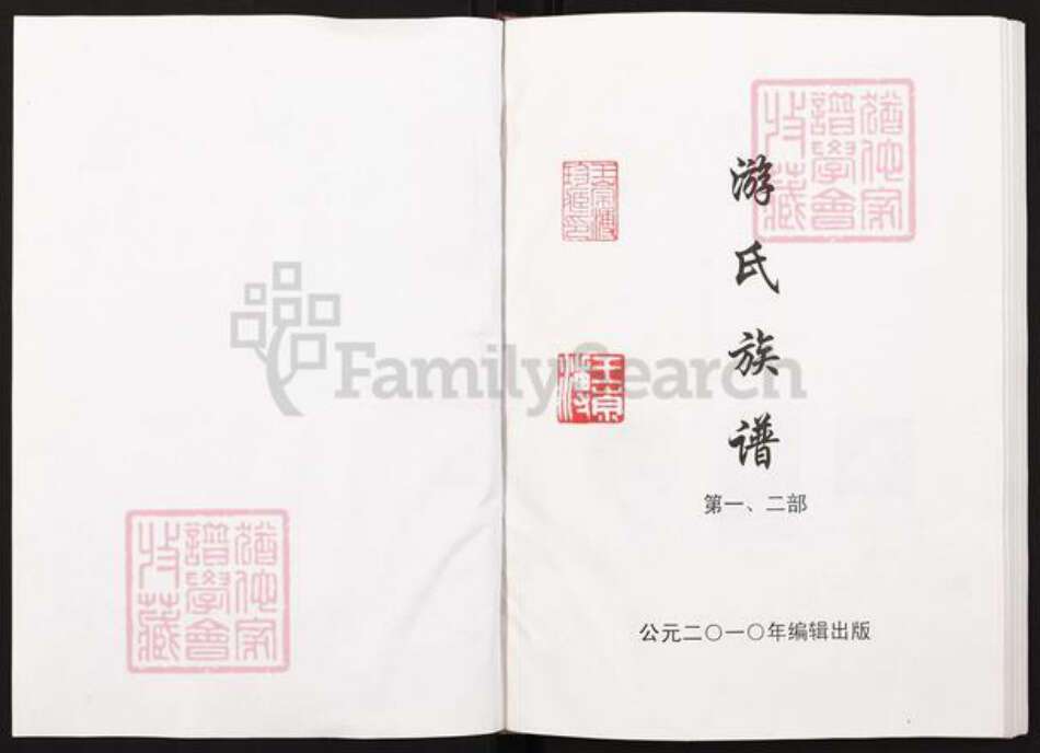 四川省绵阳市三台县潼川镇游氏族谱-游氏族谱.pdf电子版预览图1