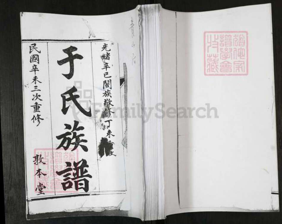 山东省青岛市即墨区于氏敦本堂族谱-青山后于氏族谱[不分卷].pdf电子版缩略图