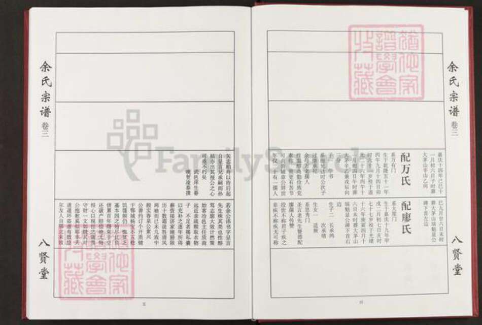 湖北省咸宁市咸安区余氏八贤堂族谱-余氏宗谱.花坪.pdf电子版预览图4