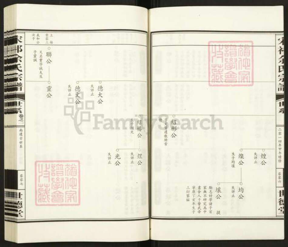 浙江省杭州市淳安县县汾口镇余氏世德堂族谱-宋祁余氏宗谱.pdf电子版预览图5