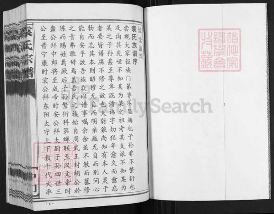 江苏省盐城市亭湖区袁氏卧雪堂族谱-袁氏宗谱.中门.pdf电子版预览图1