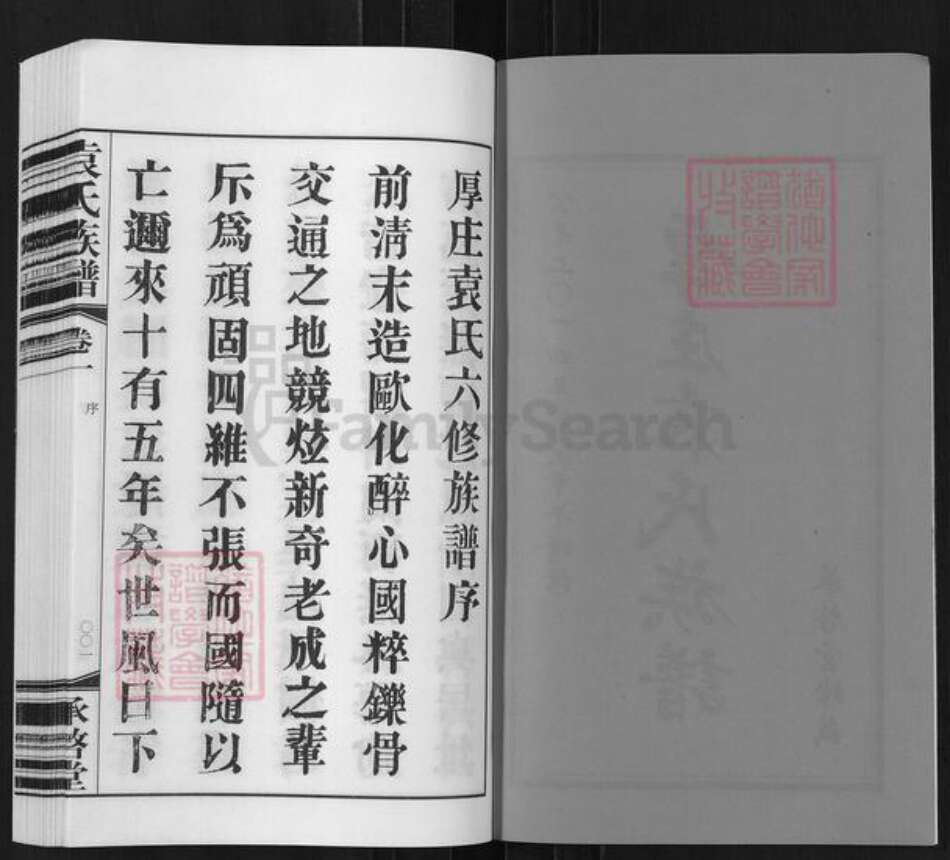 江苏省常州市武进县袁氏承启堂族谱-厚庄袁氏宗谱.pdf电子版预览图2