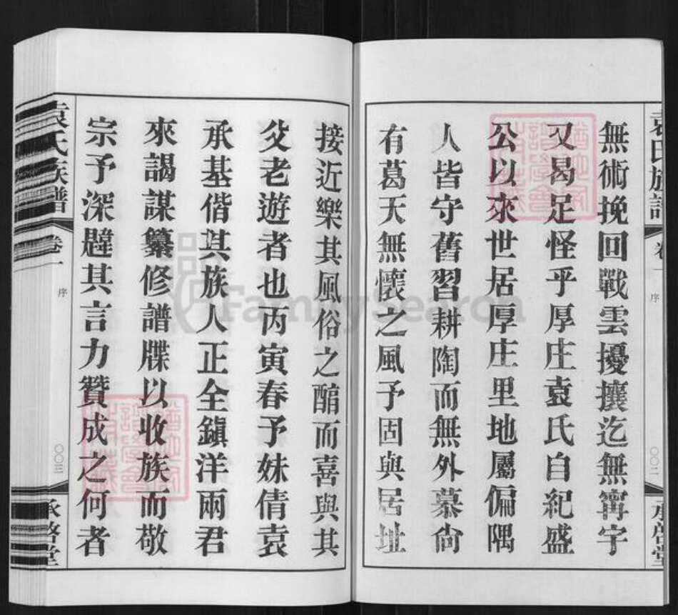 江苏省常州市武进县袁氏承启堂族谱-厚庄袁氏宗谱.pdf电子版预览图3