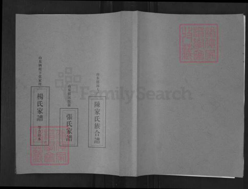 山东省烟台市招远市阜山镇张氏族谱-山东招远馆前张氏家谱.pdf电子版缩略图