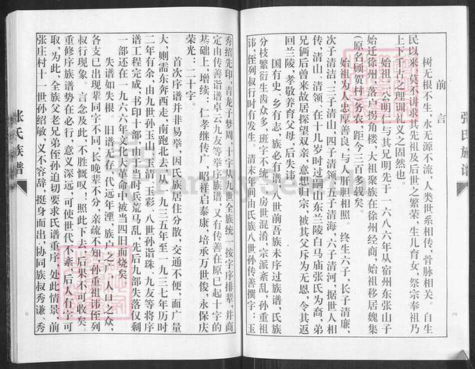 江苏省徐州市睢宁县魏集镇张氏孝友堂族谱-张氏族谱.pdf电子版预览图4