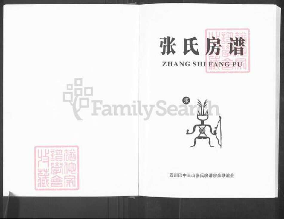 四川省巴中市恩阳区玉山镇张氏百忍堂族谱-张氏房谱.pdf电子版预览图1