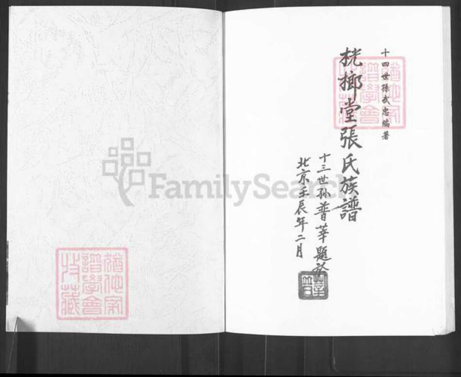 广西壮族自治区玉林容县张氏桄榔堂族谱-桄榔堂张氏族谱.pdf电子版预览图1