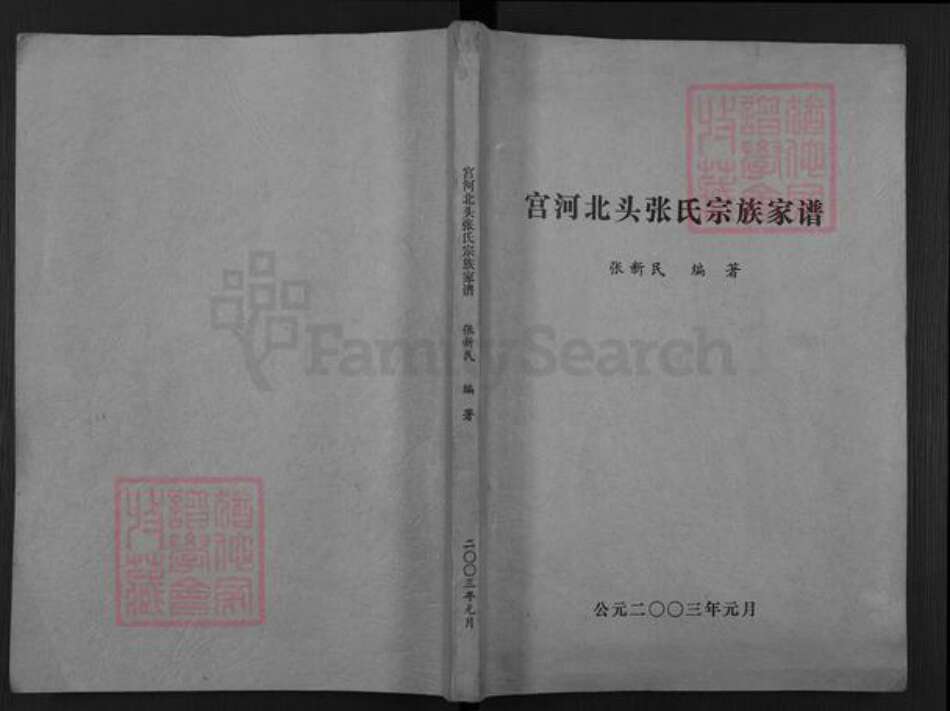 甘肃省庆阳市宁县张氏族谱-宫河北头张氏宗族家谱.pdf电子版缩略图