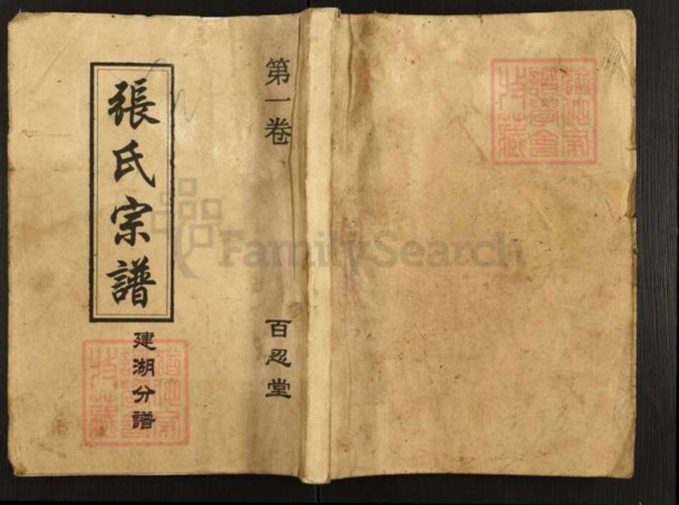 江苏省盐城市阜宁县益林镇张氏百忍堂族谱-张氏宗谱建湖分谱.pdf电子版缩略图