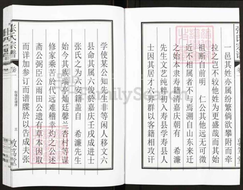 安徽省六安市六安马头镇张氏敦笃堂族谱-张氏宗谱.pdf电子版预览图4