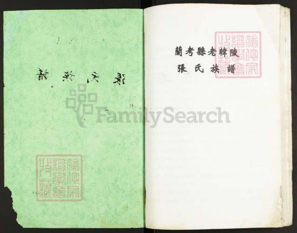 河南省开封市尉氏县城关镇张氏族谱-张氏族谱.pdf电子版预览图1