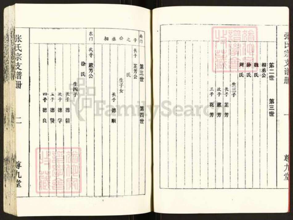 江苏省盐城市建湖县张氏尊九堂族谱-张氏宗支谱册.pdf电子版预览图4