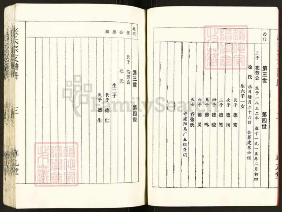 江苏省盐城市建湖县张氏尊九堂族谱-张氏宗支谱册.pdf电子版预览图5