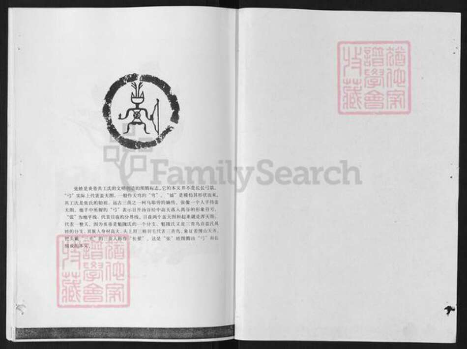 山东省淄博市张店区傅家镇张氏族谱-唐家庄张氏族谱.pdf电子版预览图1