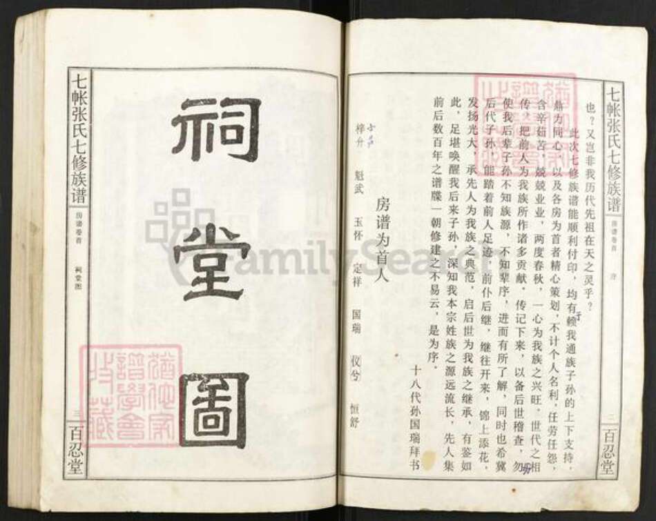 湖南省娄底市双峰县石牛乡张氏百忍堂族谱-七帐张氏七修族谱.pdf电子版预览图2