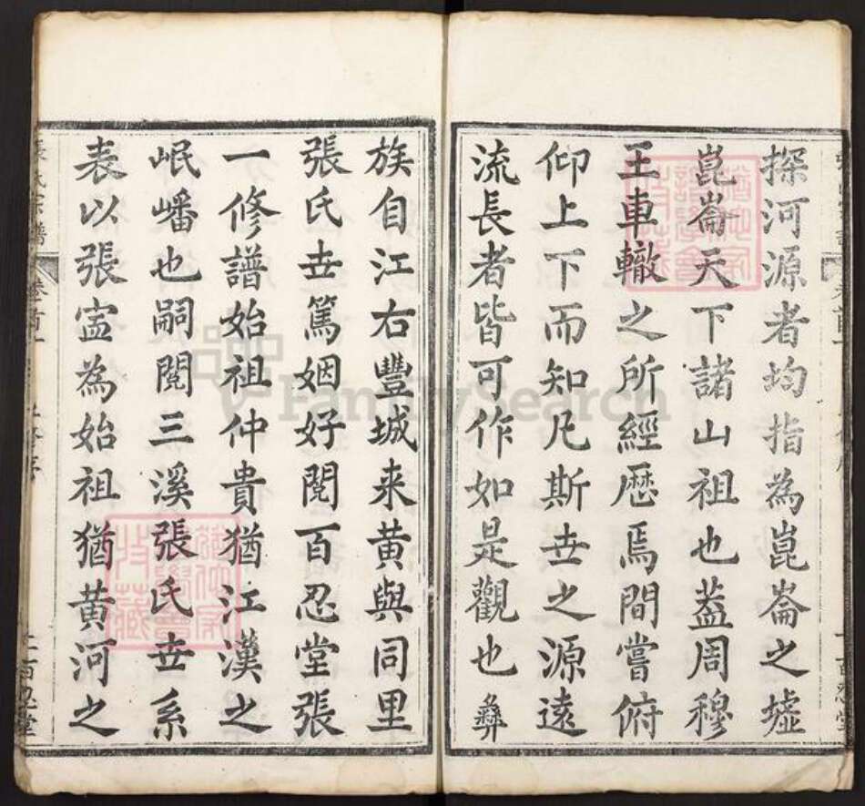 湖北省黄冈市罗田县张氏百忍堂族谱-张氏宗谱.pdf电子版预览图2