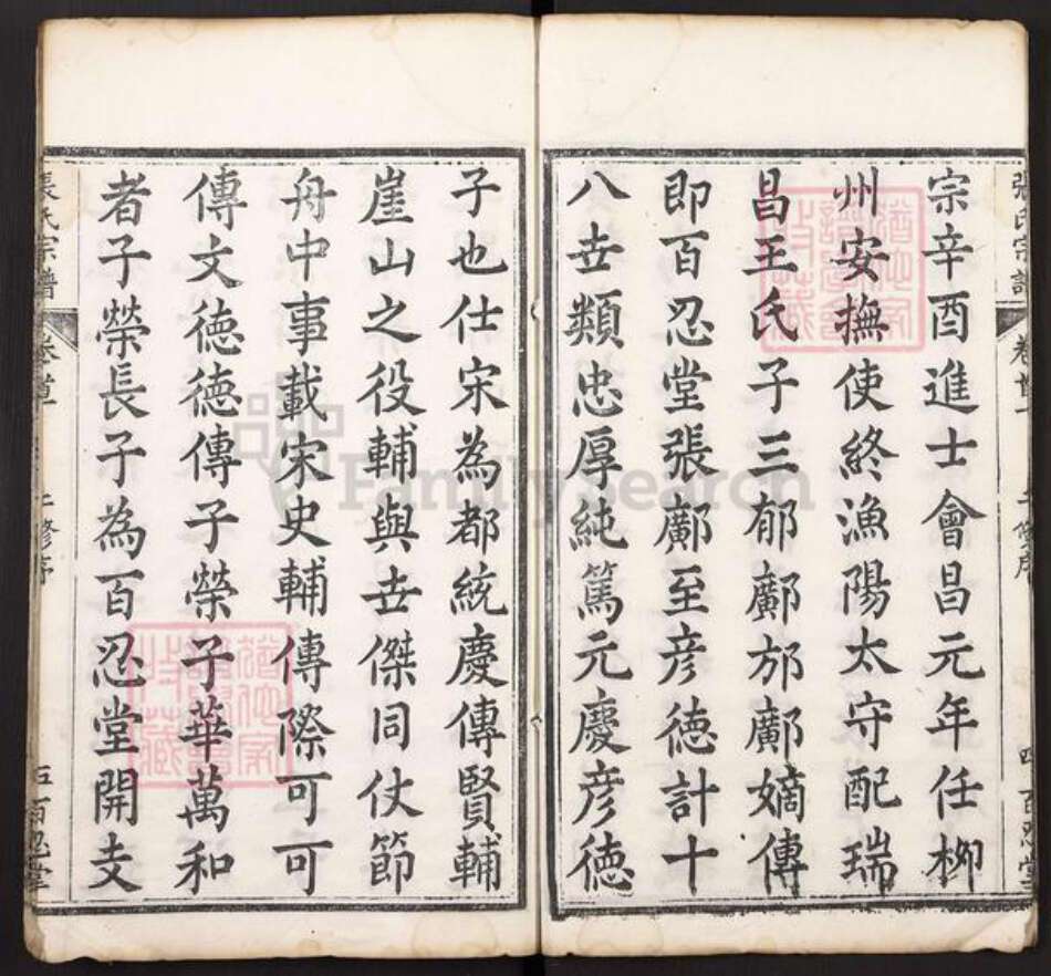 湖北省黄冈市罗田县张氏百忍堂族谱-张氏宗谱.pdf电子版预览图5