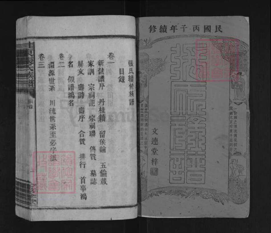 湖南省郴州市桂东县大塘镇张氏金鉴堂族谱-桂东张氏族谱.pdf电子版预览图1