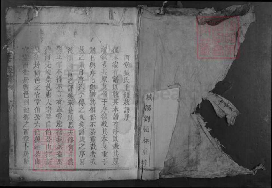 湖北省荆州市沙市区张氏族谱-张氏重修族谱.pdf电子版预览图1