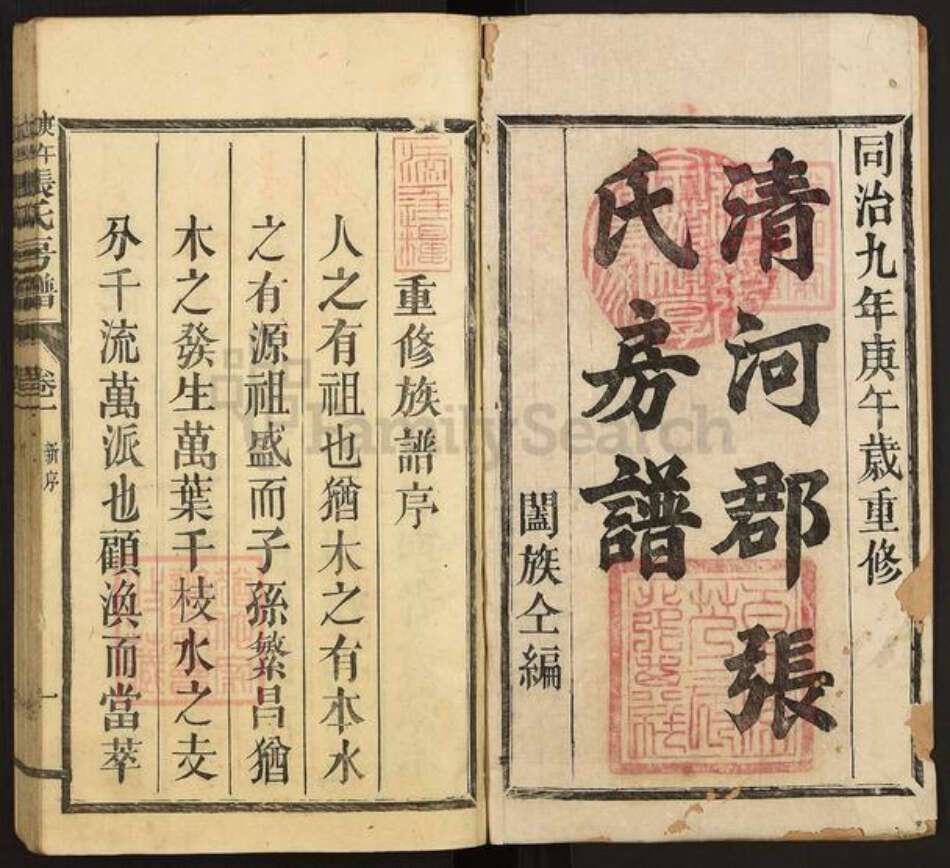 福建省福州市闽侯县上街镇张氏族谱-张氏房谱.pdf电子版预览图1