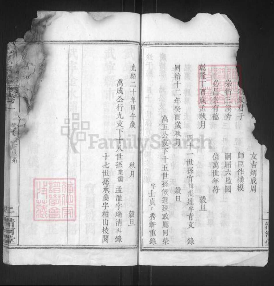 湖北省黄冈市蕲春县漕河镇张氏清河堂族谱-张氏宗谱.pdf电子版预览图4