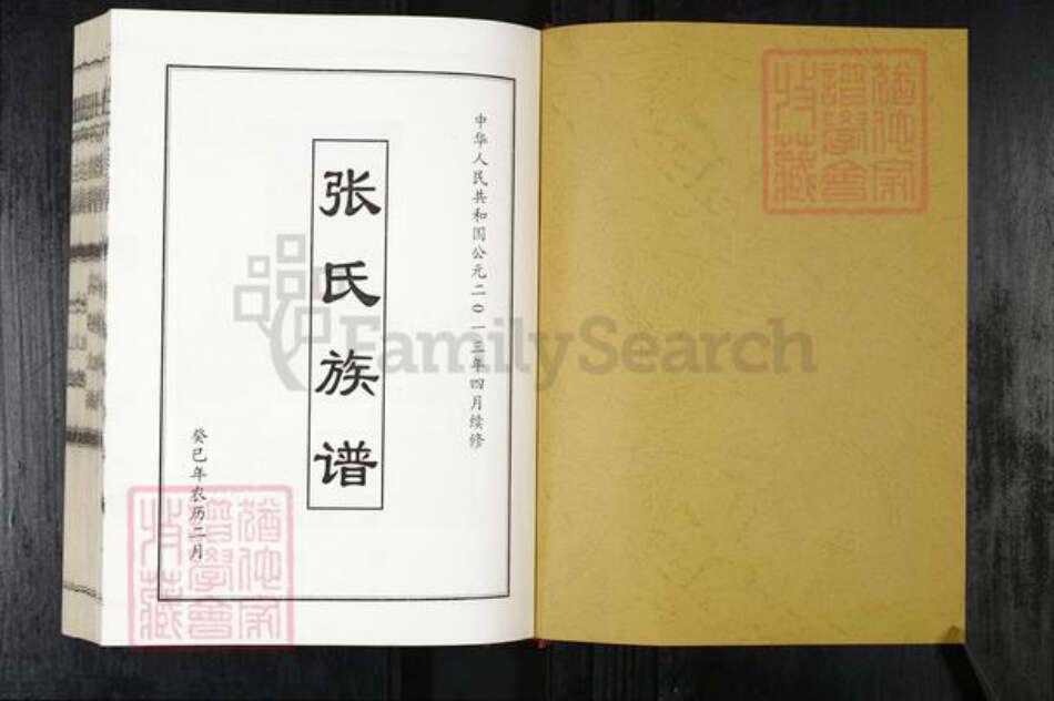 山东省济南市莱芜区张氏族谱-张氏族谱.pdf电子版预览图1