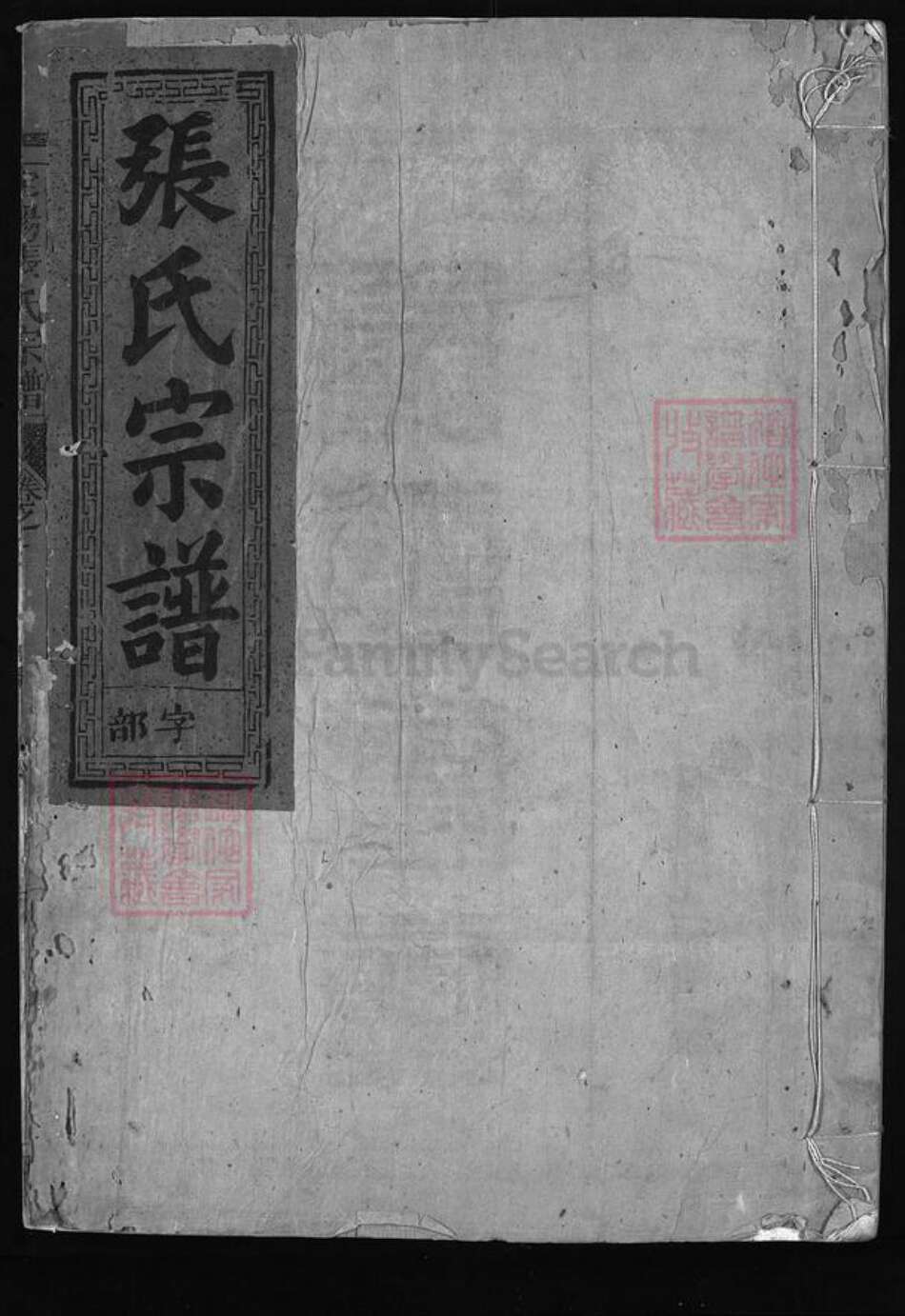 浙江省衢州常山县张氏族谱-定阳张氏宗谱 [4卷].pdf电子版预览图1