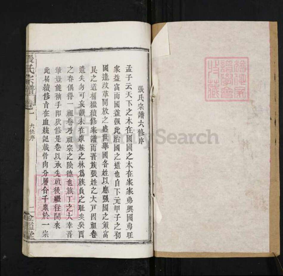 江西省九江市武宁县张氏金鉴堂族谱-张氏宗谱.pdf电子版预览图1