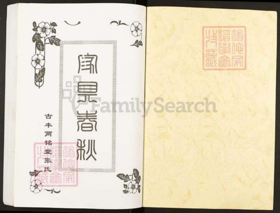 江苏省徐州市丰县欢口镇张氏两铭堂族谱-古丰两铭堂张氏四支.pdf电子版预览图1