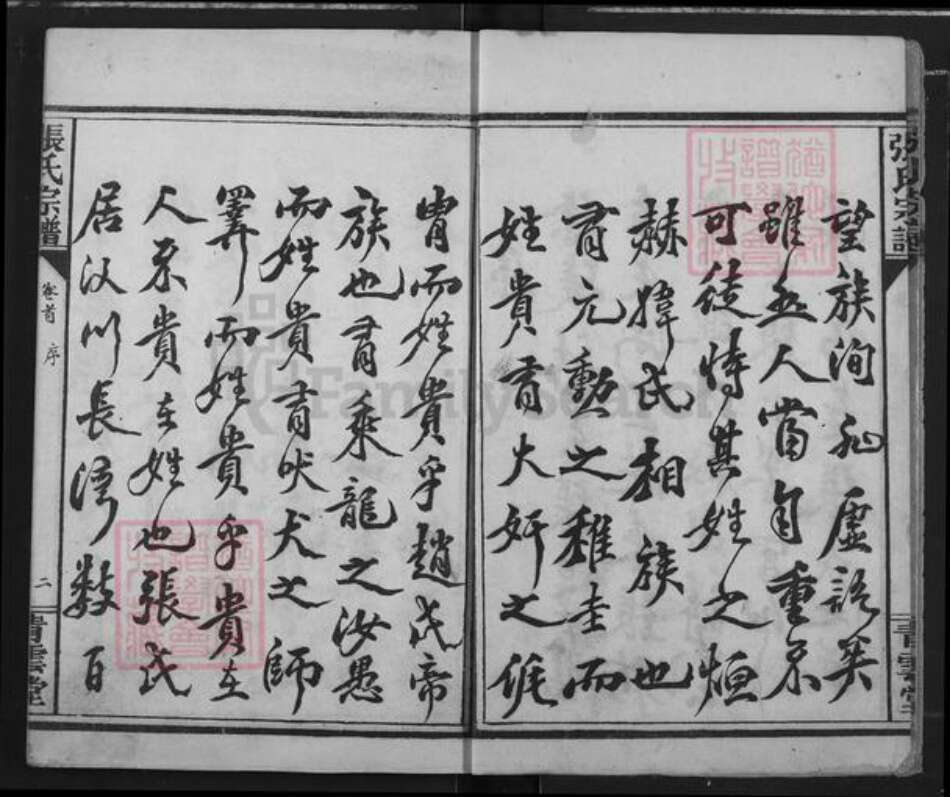 湖北省孝感市汉川市韩集乡张氏青云堂族谱-汉川张氏宗谱.pdf电子版预览图3