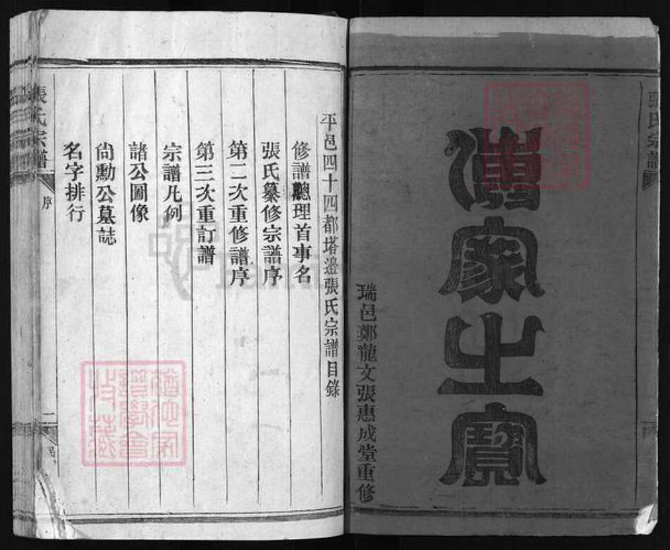 浙江省温州市平阳县张氏族谱-张氏宗谱 [不分卷].pdf电子版预览图3