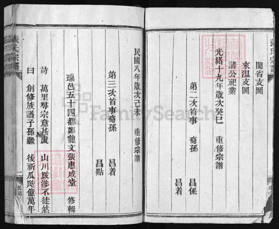 浙江省温州市平阳县张氏族谱-张氏宗谱 [不分卷].pdf电子版预览图4