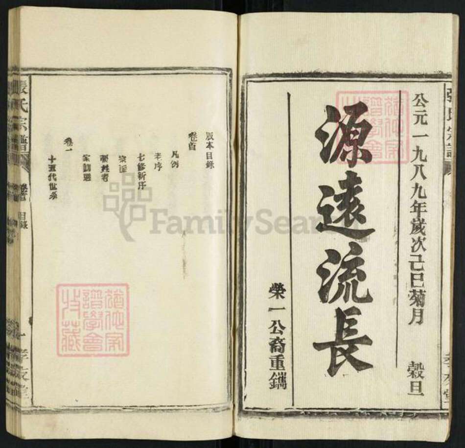 安徽省安庆市潜山市黄铺镇张氏孝友堂族谱-潜阳张氏宗谱.pdf电子版预览图1