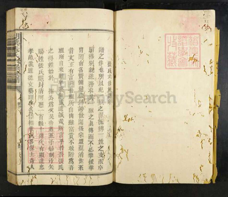 江西省抚州市乐安县湖溪乡张氏族谱-湖溪张氏六修族谱.pdf电子版预览图1