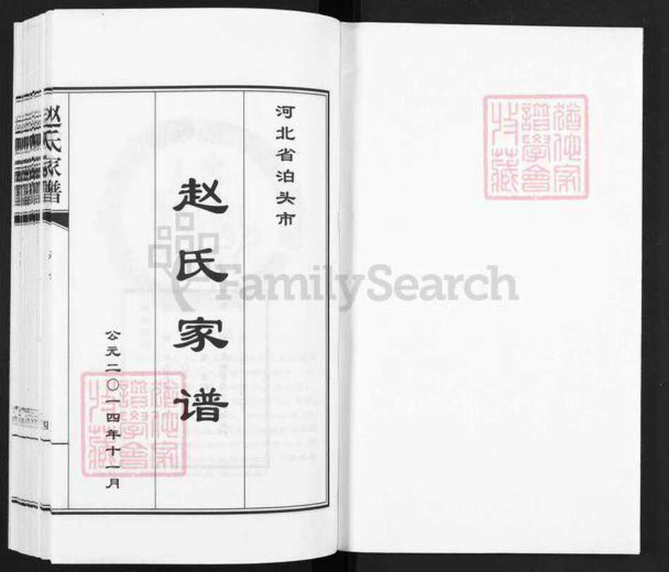 河北省沧州泊头市泊镇镇赵氏族谱-赵氏家谱.pdf电子版预览图1