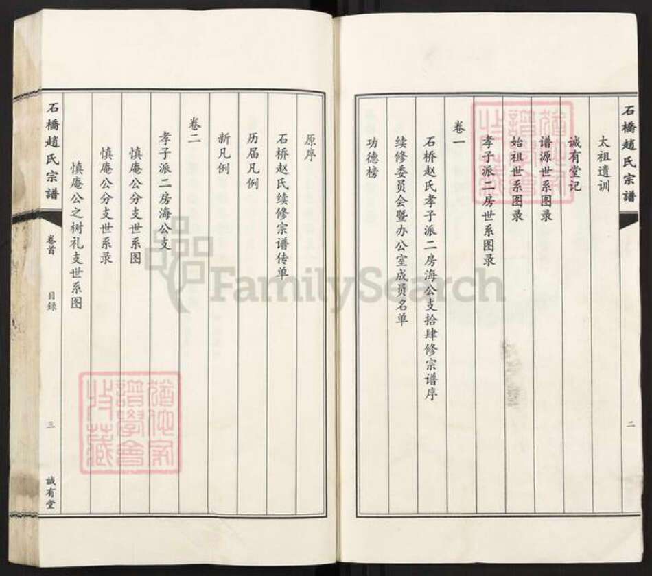 江苏省无锡市江阴市临港街道赵氏诚有堂族谱-石桥赵氏宗谱.孝子派二房海公支.pdf电子版预览图3